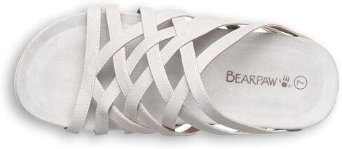 BEARPAW Women's Zinnia White Size 7 | Women's Sandal | Women's Shoe | Comfortable & Lightweight in Saudi Arabia