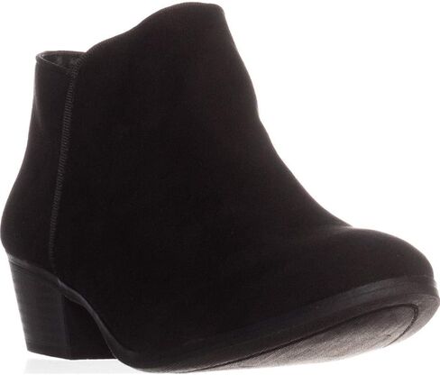 Style & Co. Womens Wileyy Fabric Almond Toe Ankle Fashion, Black, Size 7.0 in Saudi Arabia