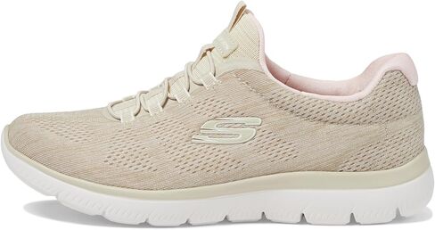 حذاء رياضي نسائي من Skechers Summits Fun Flare، رمادي داكن/وردي=TPPK، عرض 9.5 in Saudi Arabia