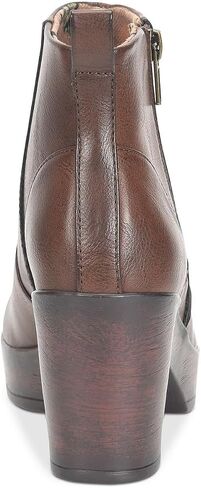 b.o.c. Womens Blakelynn Faux Leather Platform Ankle Boots Brown 8 Medium (B,M) in Saudi Arabia