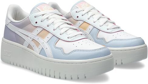 ASICS Women's JAPAN S PF Sportstyle Sneaker, 7, WHITE/ARCTIC BLUE in Saudi Arabia