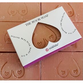 Silverette The BOOB Soap Natural Vegan Handmade Bar Soap made with Organic Ingredients. Free of fragrance and harsh chemicals.