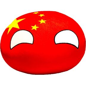 HIBILDER Country Ball Plushies Toys for Kids, Poland Ball Plushies Toys Plushies Pillow Stuffed Toys for Children Gifts (Style：US-2, Height：12inch)