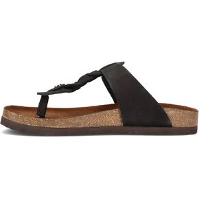WHITE MOUNTAIN Shoes Handle Leather Footbeds Sandal