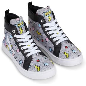 BT21 Line Friends Ladies Sneakers - Officially licensed Lace Up Sneakers - Tata, Van, Chimmy, Cooky, Shooky and RJ