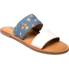 مينيتونكا فرانكي – صندل مسطح للنساء بتصميم كلاسيكي سهل الارتداء، وأشرطة مزدوجة متعددة الألوان، ووسادة قدم مبطنة in Kuwait