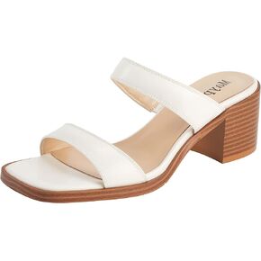 Strappy Chunky Sandals Block Heel For Women Comfortable Low Platform Slide Shoes