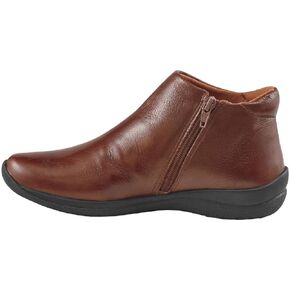 David Tate Womens Sportivo Zipper Leather Ankle Boots