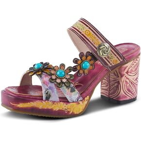 L'Artiste by Spring Step Ginevra Plum Multi EU 36 (US Women's 5.5-6) M