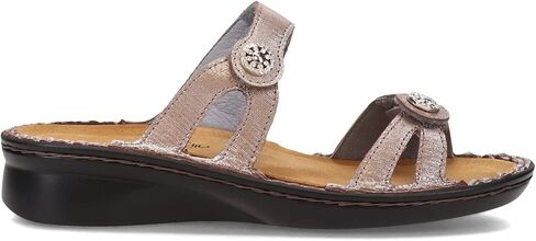 NAOT Footwear Women's Triton Sandal Silver Threads Lthr 8 M US in Saudi Arabia