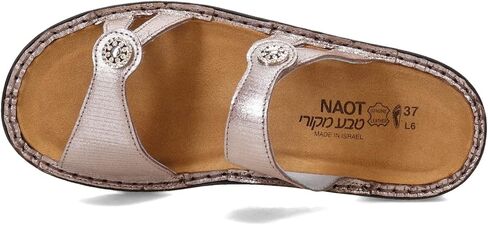 NAOT Footwear Women's Triton Sandal Silver Threads Lthr 8 M US in Saudi Arabia