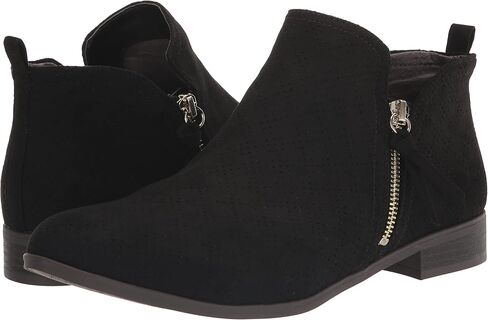Dr. Scholl's Shoes Women's Rate Zip Ankle Boot Black Microfiber 11 W in Saudi Arabia