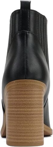 Soda “DUVETS" ~ Women Pointed Toe Pull-On Finger Gore High Heel Ankle Boot in Saudi Arabia