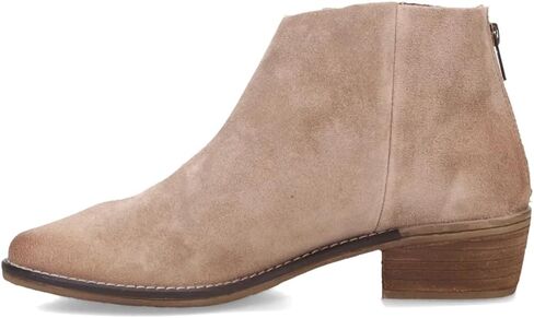 VOLATILE Womens Aldworth Zippered Casual Boots Ankle Low Heel 1-2" - Beige in Saudi Arabia
