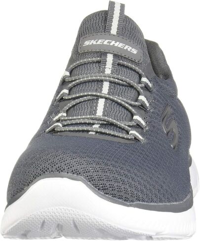 حذاء رياضي نسائي من Skechers Summits سهل الارتداء بنجي فحمي 8.5 in Saudi Arabia