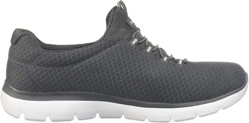 حذاء رياضي نسائي من Skechers Summits سهل الارتداء بنجي فحمي 8.5 in Saudi Arabia