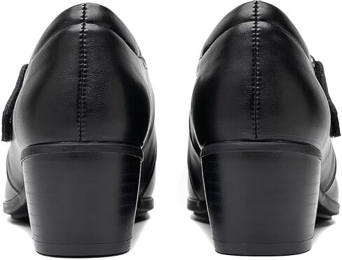 Cestfini Dress Shoes for Women Low Heel Mary Jane Pumps Comfortable Work Shoes, Block Heels Closed Round Toe Flight Attendant Shoes, Office Church Wedding Pumps in Saudi Arabia