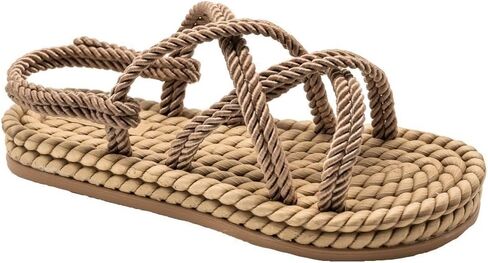 Alpy Rope Sandal | Straw Strap Slide Sandals | Rope shoes | Walking Sandals |%100 Handmade | For Summer | Sandals For Women in Saudi Arabia
