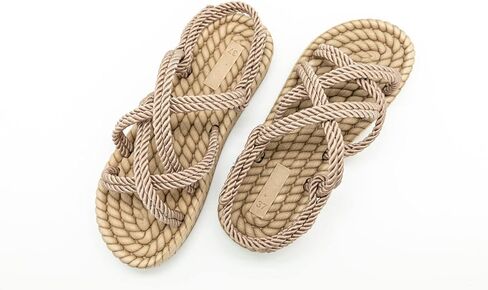 Alpy Rope Sandal | Straw Strap Slide Sandals | Rope shoes | Walking Sandals |%100 Handmade | For Summer | Sandals For Women in Saudi Arabia