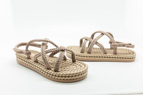 Alpy Rope Sandal | Straw Strap Slide Sandals | Rope shoes | Walking Sandals |%100 Handmade | For Summer | Sandals For Women in Saudi Arabia
