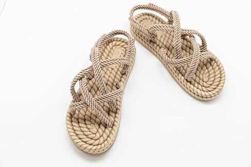 Alpy Rope Sandal | Straw Strap Slide Sandals | Rope shoes | Walking Sandals |%100 Handmade | For Summer | Sandals For Women in Saudi Arabia