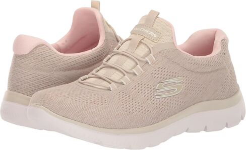 Skechers Sport Women's Women's Summits Fun Flare Sneaker, TPPK=Taupe Pink, 7 in Saudi Arabia