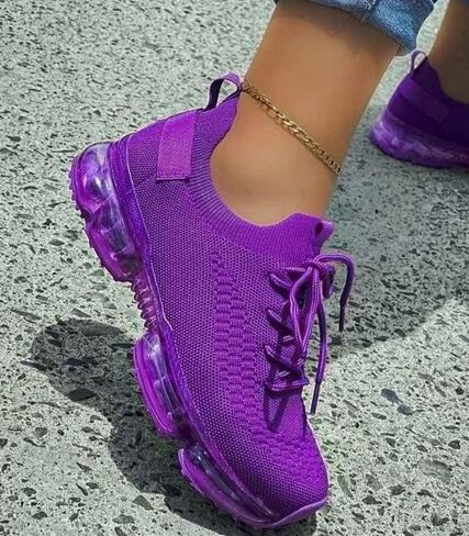 Forever Link Womens Air Cushion Fashion Sneakers Breathable Lightweight Walking Shoes in Saudi Arabia