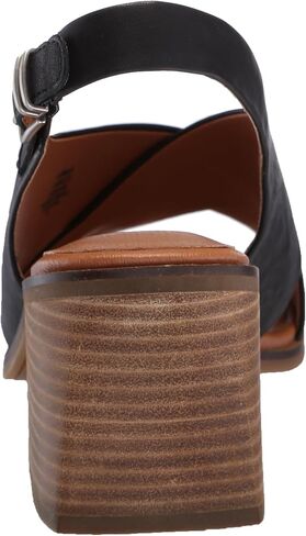 Lucky Brand Women's Rhidlee High Heel Sandal Heeled, Black, 10 in Saudi Arabia