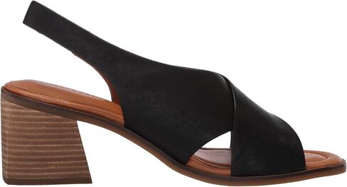 Lucky Brand Women's Rhidlee High Heel Sandal Heeled, Black, 10 in Saudi Arabia