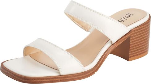 Strappy Chunky Sandals Block Heel For Women Comfortable Low Platform Slide Shoes in Saudi Arabia