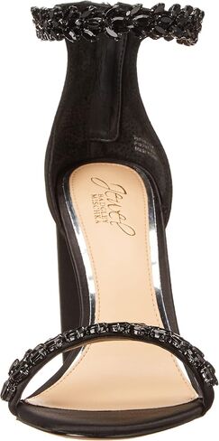 Jewel Badgley Mischka Women's Mayra Heeled Sandal, Black, 5 in Saudi Arabia