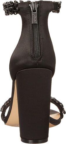 Jewel Badgley Mischka Women's Mayra Heeled Sandal, Black, 5 in Saudi Arabia