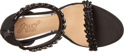 Jewel Badgley Mischka Women's Mayra Heeled Sandal, Black, 5 in Saudi Arabia
