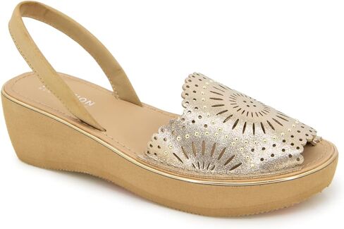Kenneth Cole REACTION women's Fine Glass Wedge Sandal in Saudi Arabia