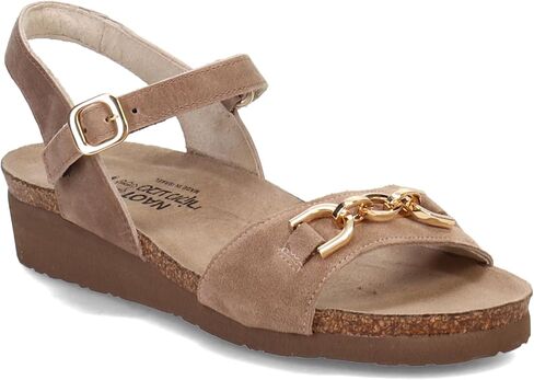 NAOT Women's Aubrey Sandal Almond Brown Suede/Oily Bark Nubuck 7-7.5 N US in Saudi Arabia