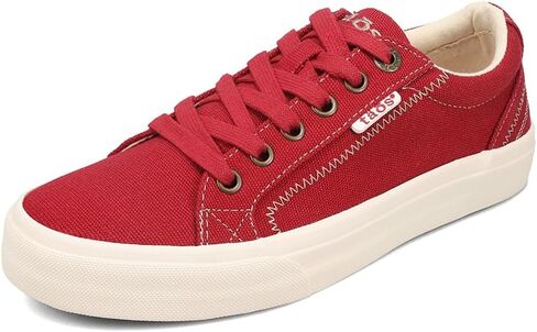 Taos Plim Soul Women's Sneaker-Stylish Platform Sneaker with Curves & Pods Removable Footbed, Arch Support, Classic Design for Everyday Fashion, All Day Comfort Red 9.5 (W) US in Saudi Arabia