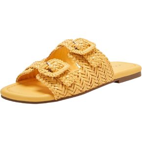 Katy Perry Women's Salvo Buckle Flat Sandal in Saudi Arabia