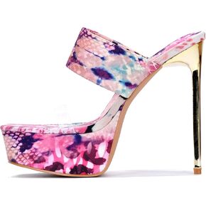 Cape Robbin Razel Platform Stiletto Sexy High Heels for Women, Slip On High Heels