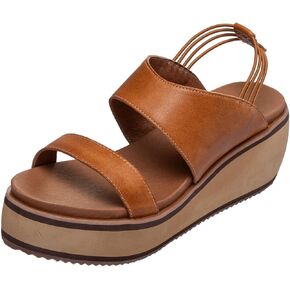 Antelope Women's Jax Leather Wedge Platform Sandals