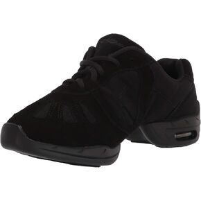 Skazz by Sansha Women's Dance Studio Exercise Sneakers Canvas Suede Split-Sole with Air Cushion Hi-Step