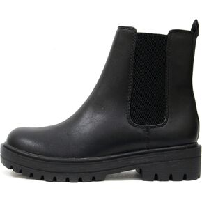Soda Pilot Women's Fashion Chelsea Ankle Bootie Black 8.5