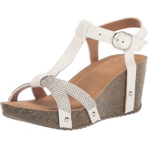 YOKI Women's Wedges Flat Sandal