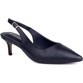 ComeShun Womens Shoes Slingback Kitten Heels Closed Pointed Toe Dress Party Pumps