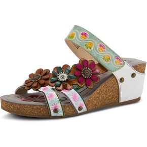 L'Artiste by Spring Step Delight White Multi EU 41 (US Women's 9.5-10) M