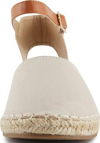 Alexis Leroy Women's Closed Toe Buckle Strap Comfortable Espadrille Sandals in Kuwait