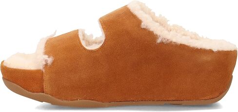 FitFlop Women's, Shuv Two-Bar Shearling Sandal in Saudi Arabia