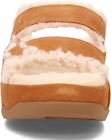 FitFlop Women's, Shuv Two-Bar Shearling Sandal in Saudi Arabia