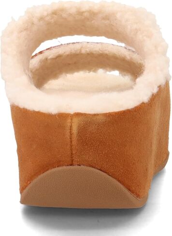 FitFlop Women's, Shuv Two-Bar Shearling Sandal in Saudi Arabia