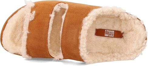 FitFlop Women's, Shuv Two-Bar Shearling Sandal in Saudi Arabia
