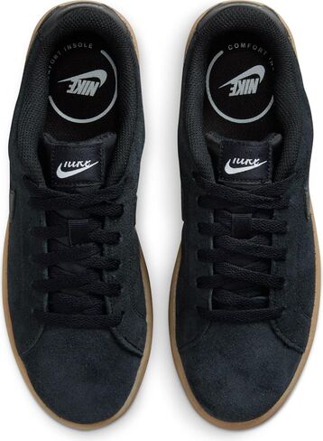 حذاء رياضي Nike Court Royale 2 Suede Trainers CZ0218 (المملكة المتحدة 7.5 الولايات المتحدة 10 الاتحاد الأوروبي 42، أسود أبيض 001) in Kuwait